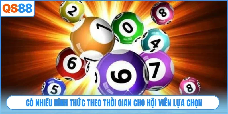 Có nhiều hình thức theo thời gian cho hội viên lựa chọn