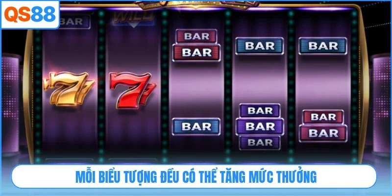Mỗi biểu tượng đều có thể tăng mức thưởng